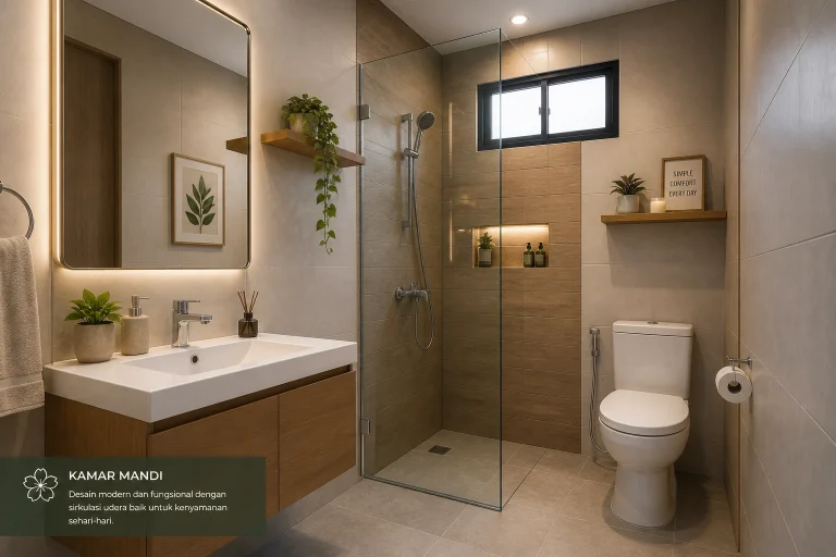 tipe sakura landscape kamar mandi